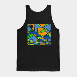 Stained Glass Pattern Art Tank Top